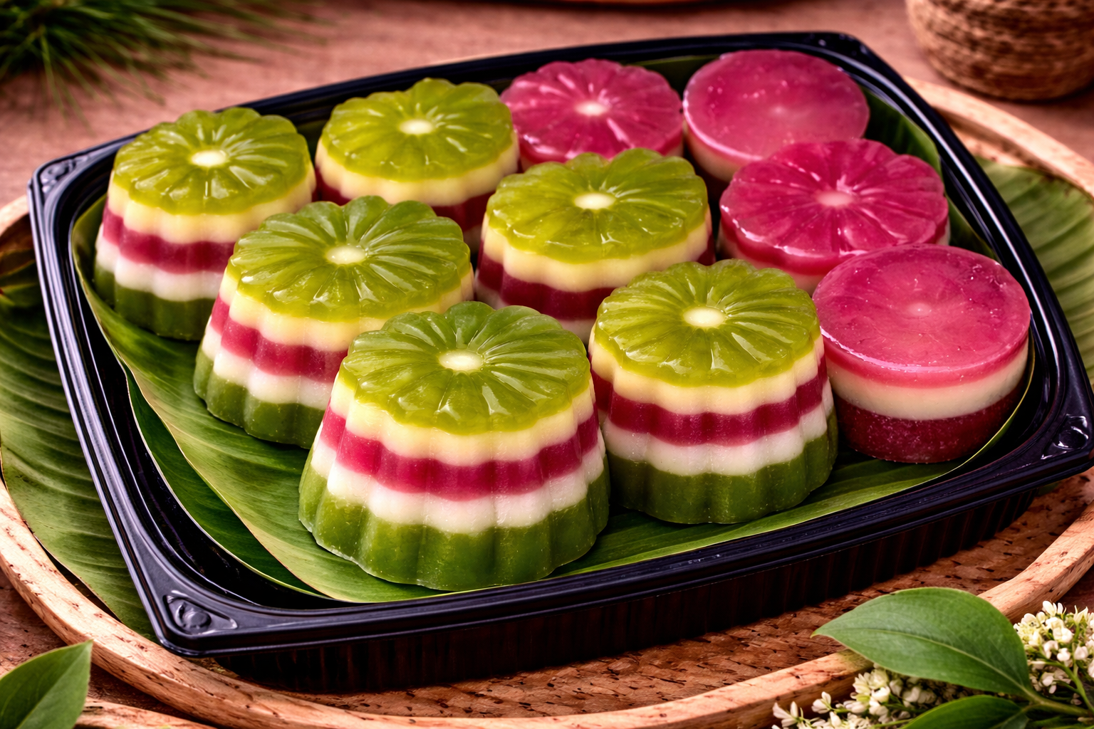 Bánh da lợn hoa